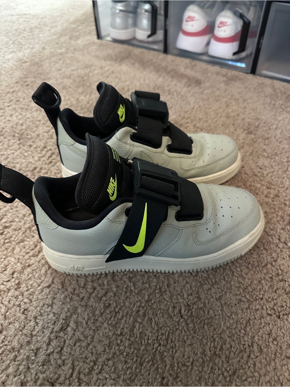 Nike Air Force 1 Low Utility Spruce Fog Black